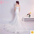 Gorgeous Chic Mermaid Satin Malaysia Wedding Dress